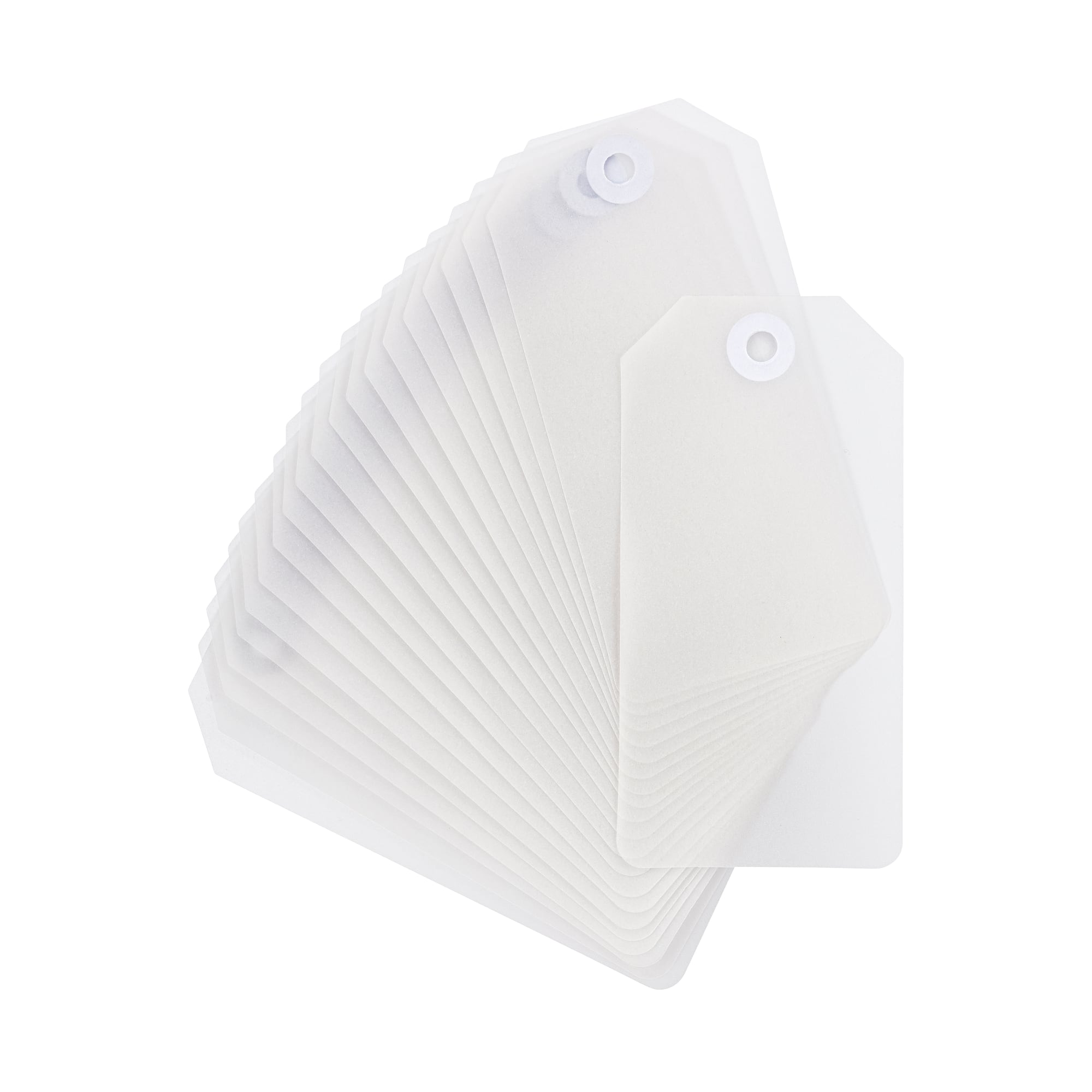 2.1" x 4.25" White Vellum Tags by Recollections™, 20ct.